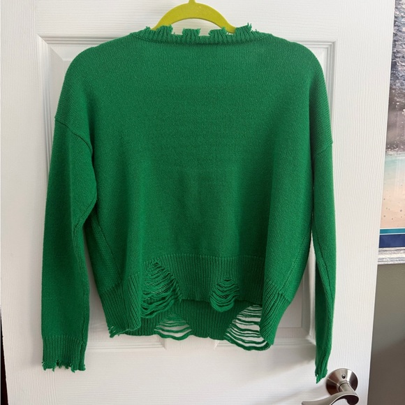 Brooklyn Green Sweater - Picture 2 of 4